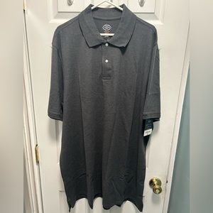 Men’s gray 2XL tall gray comfort fit flex colored polo